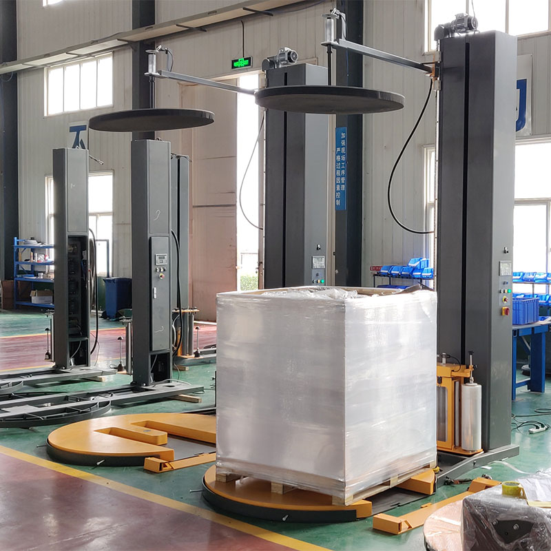 Machine d'emballage de palettes de plaques